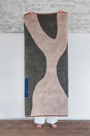Figura mat rug - Dark olive, 70x150 cm - Mette Ditmer