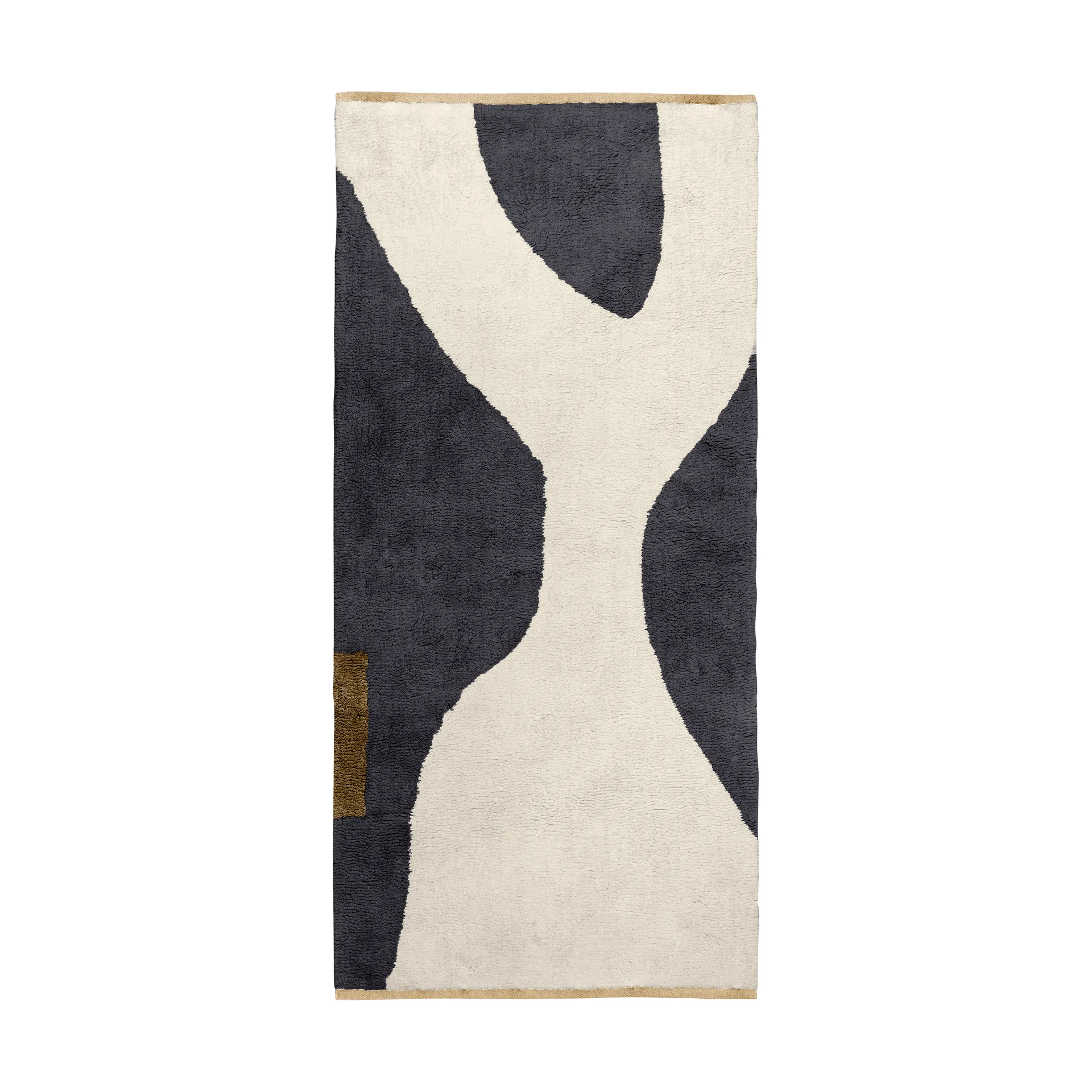 Figura mat rug, Grey-Beige, 70x150 cm Mette Ditmer