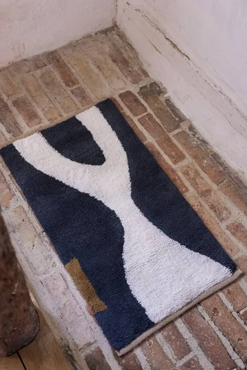 Figura mat rug - Grey-Beige, 70x150 cm - Mette Ditmer