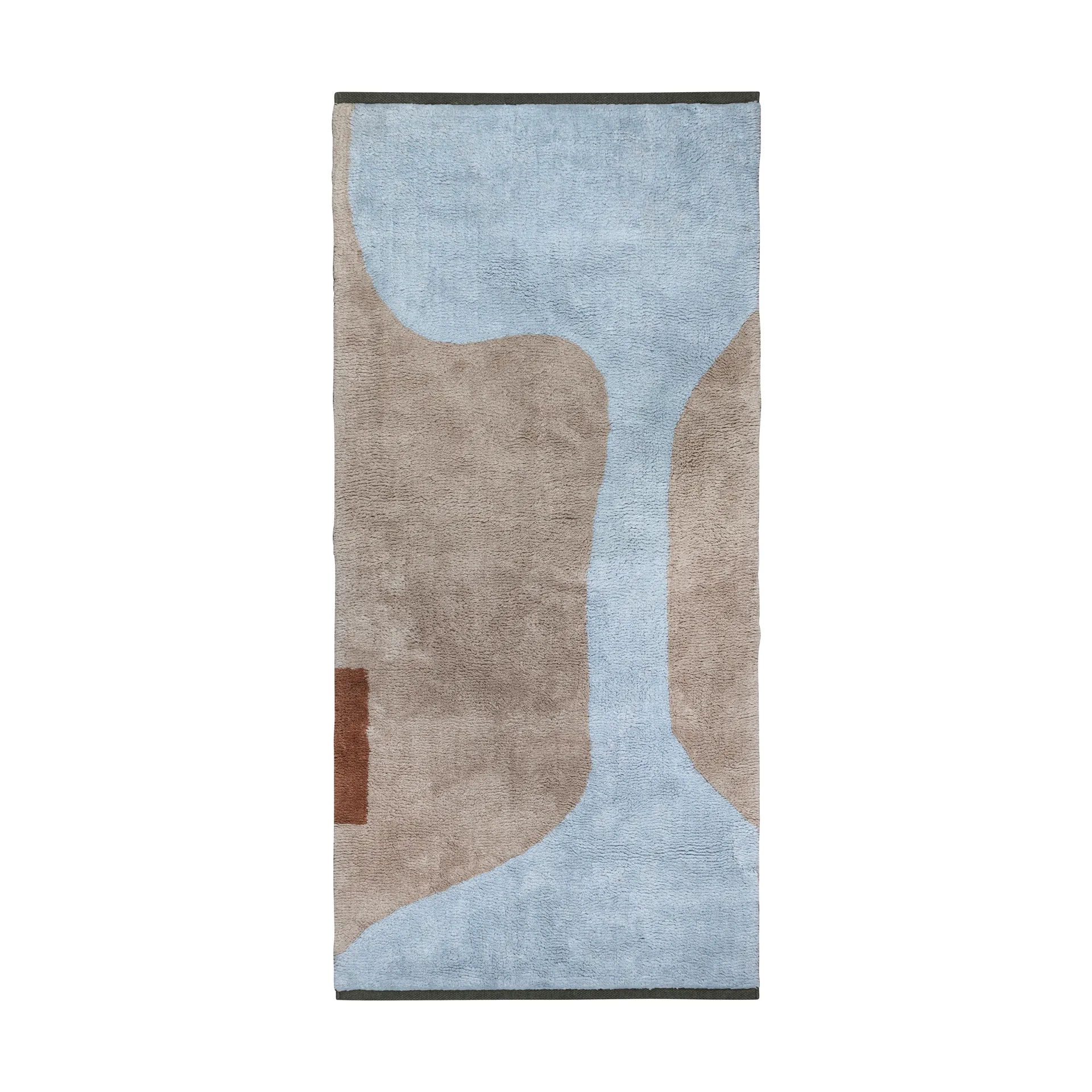 Figura mat rug, Light blue, 50x80 cm Mette Ditmer