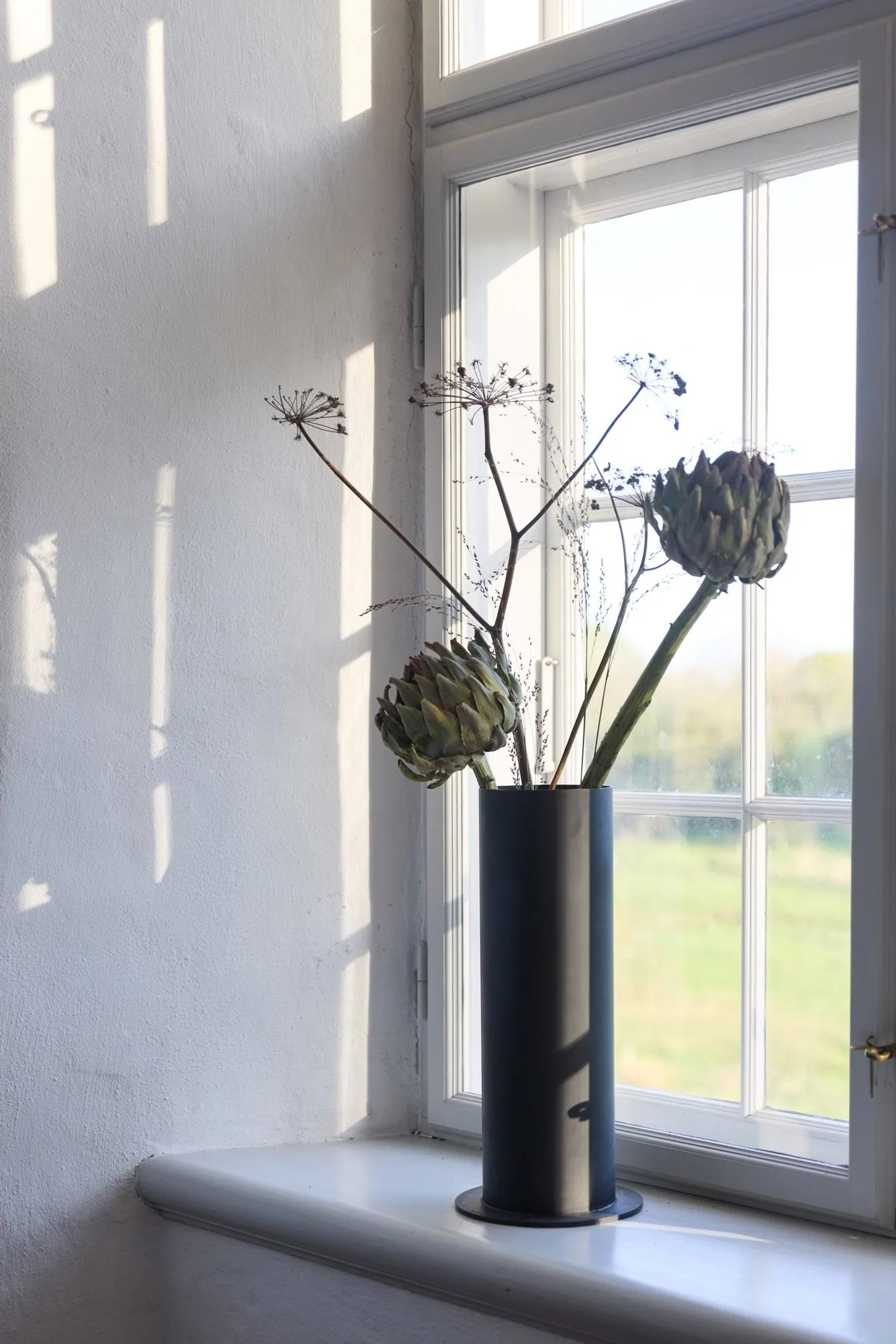 Floor vase, Black, 40.5 cm Mette Ditmer