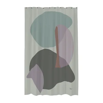 Gallery shower curtain 150x200 cm - Frost green - Mette Ditmer