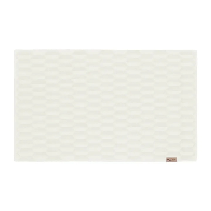 Geo bathroom mat 50x80 cm - Off white - Mette Ditmer