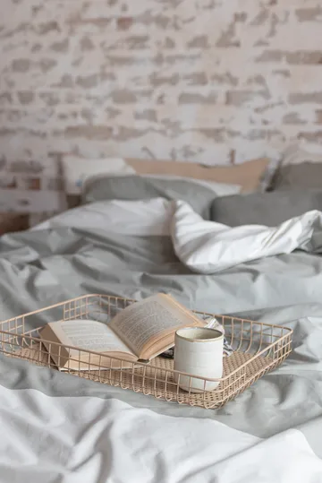 Lift serving tray 33.5x45.5 cm - Sand - Mette Ditmer