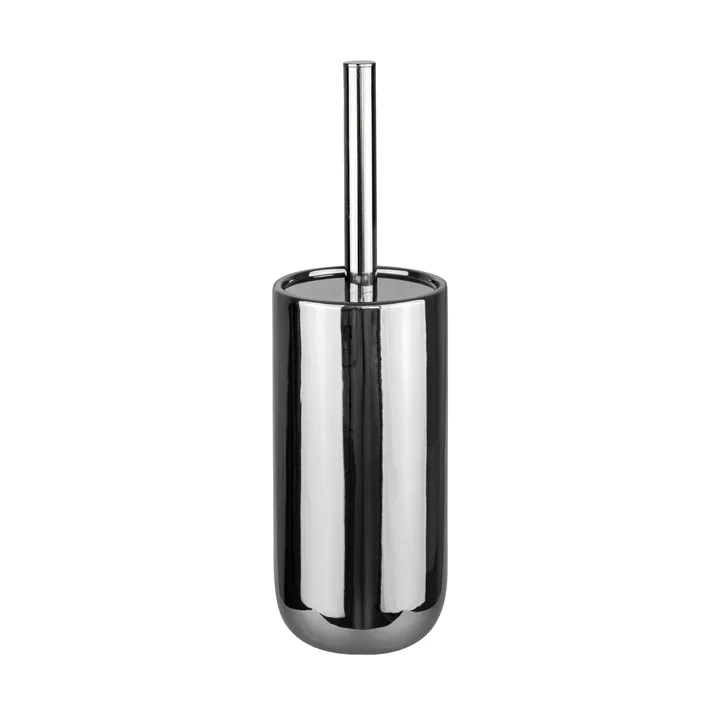 Lotus ceramic toilet brush - Chrome - Mette Ditmer