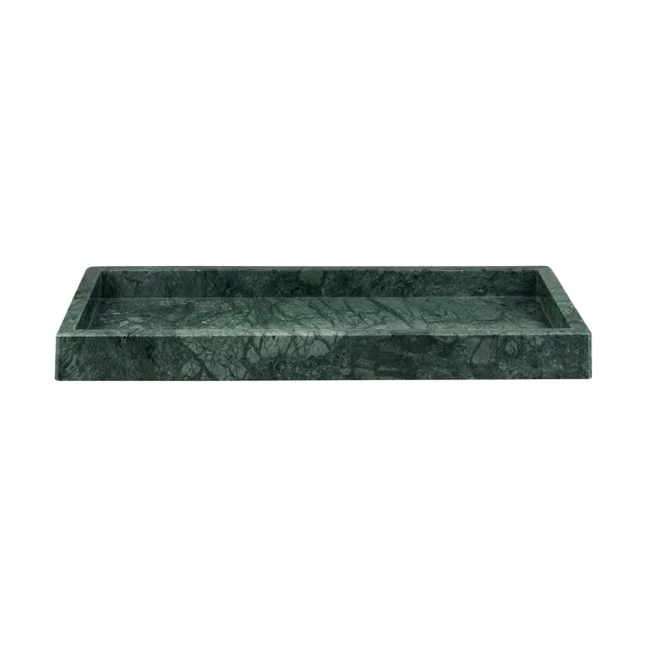 Marble decorative tray 16x31 cm - Dark forest - Mette Ditmer
