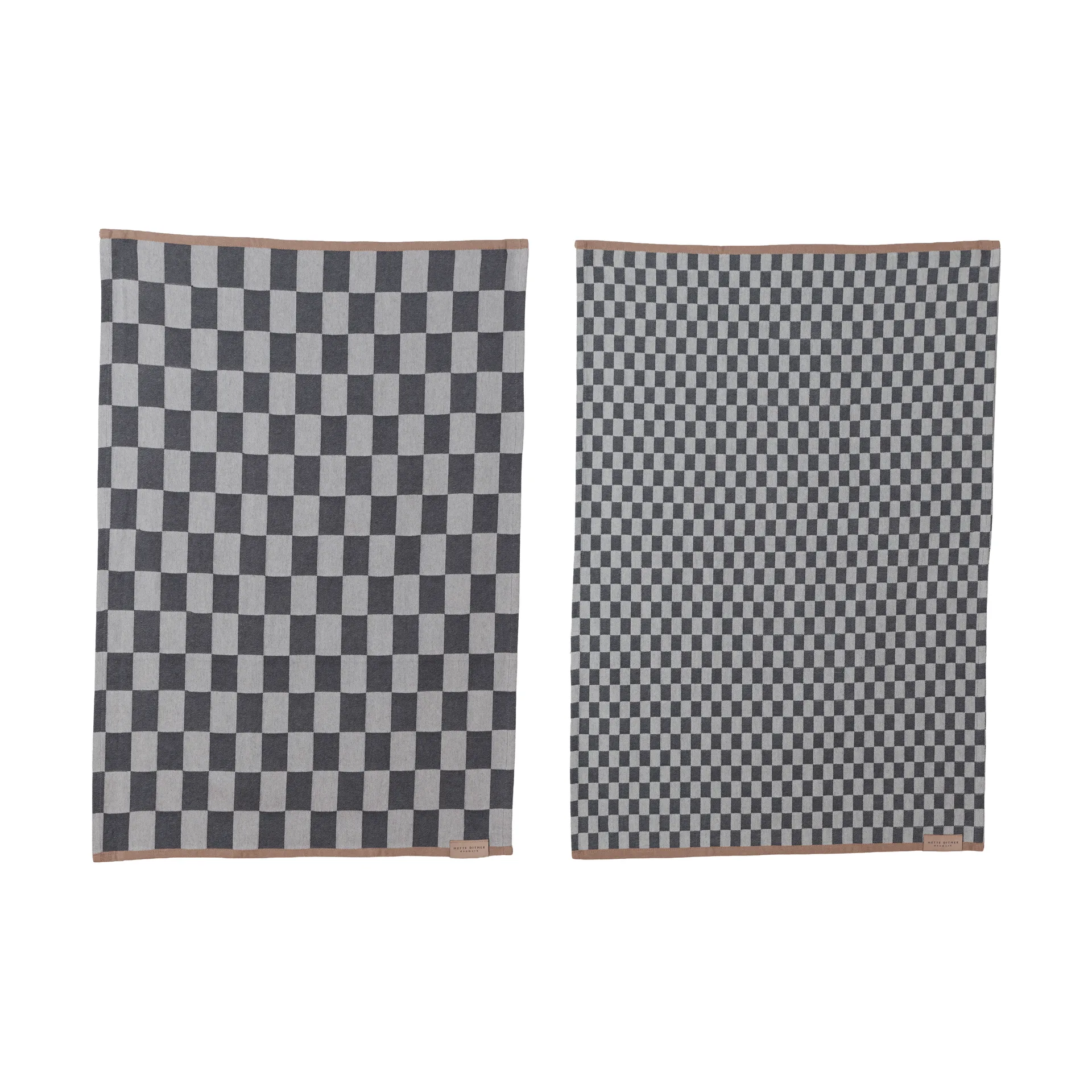 Mini-Max kitchen towel 2-pack, Grey (grå), 50x70 cm Mette Ditmer