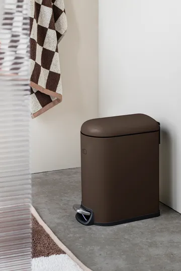Mini-Walther pedal bin 5 L - Brown - Mette Ditmer