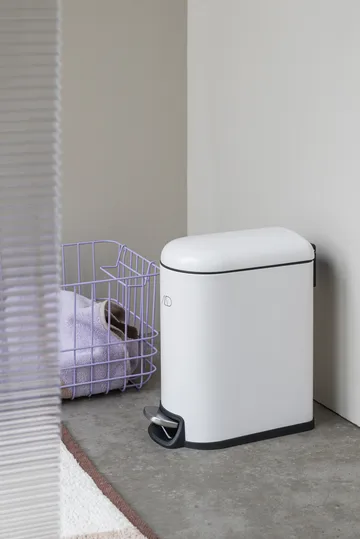 Mini-Walther pedal bin 5 L - Off-white - Mette Ditmer