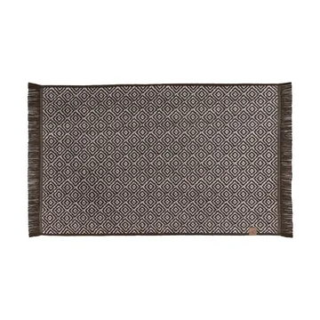 Morocco bathroom mat 50x80 cm - Chocolate-off-white - Mette Ditmer