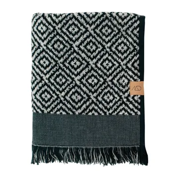 Morocco towel 50x90 cm - Black-white - Mette Ditmer