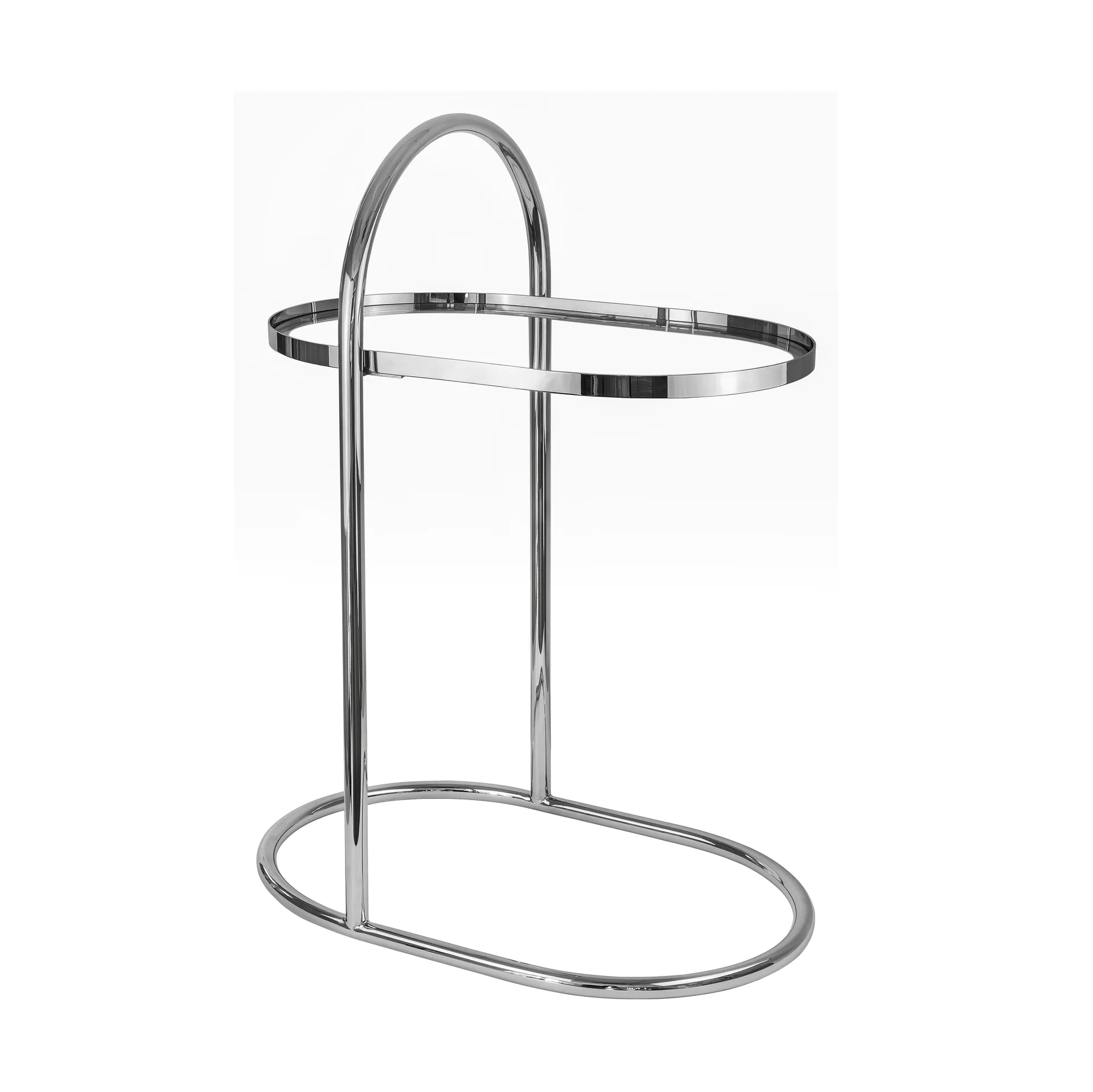 Moves side table, Chrome, 34.5x51x76.5 cm Mette Ditmer