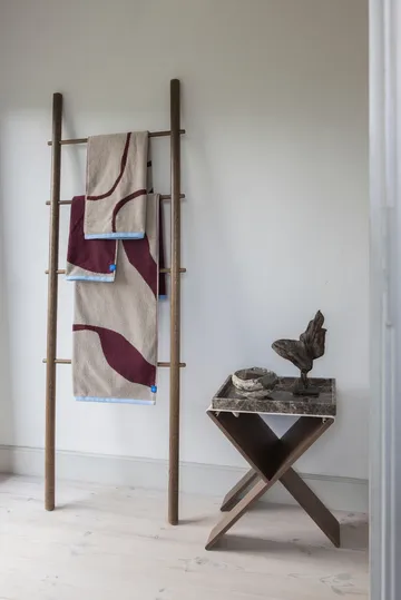 Nova Arte bath towel 70x133 cm - Wine-sand - Mette Ditmer