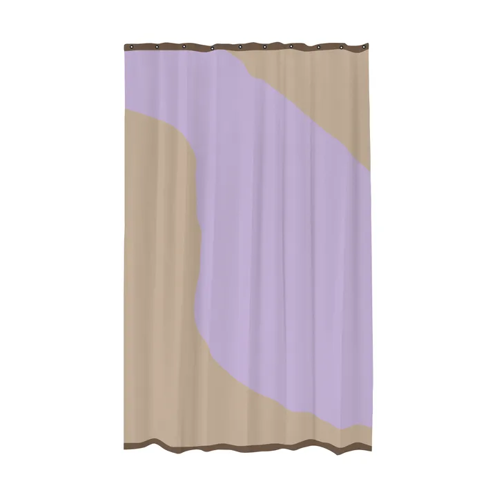 Nova Arte shower curtain 150x200 cm - Sand-lilac - Mette Ditmer