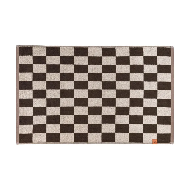 Retro bathroom mat 50x80 cm - Chocolate - Mette Ditmer
