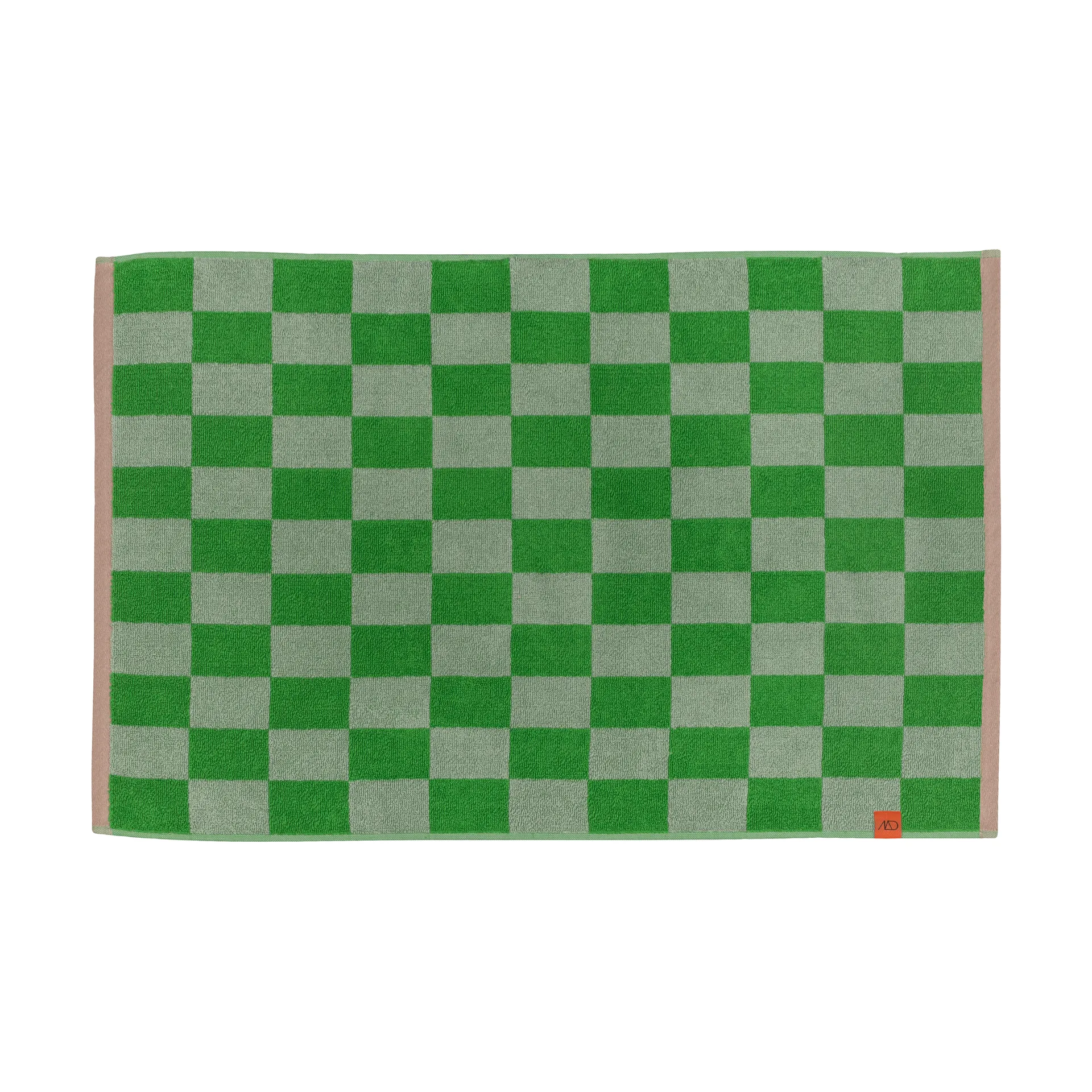 Retro bathroom mat 50x80 cm, Classic green Mette Ditmer