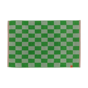 Retro bathroom mat 50x80 cm - Classic green - Mette Ditmer