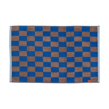 Retro bathroom mat 50x80 cm - Cobalt - Mette Ditmer