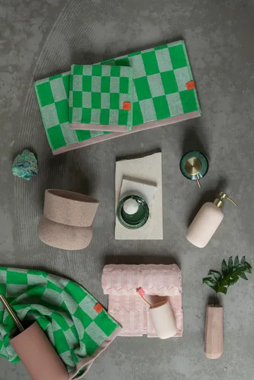 Retro towel - Classic green, 70x133 cm - Mette Ditmer