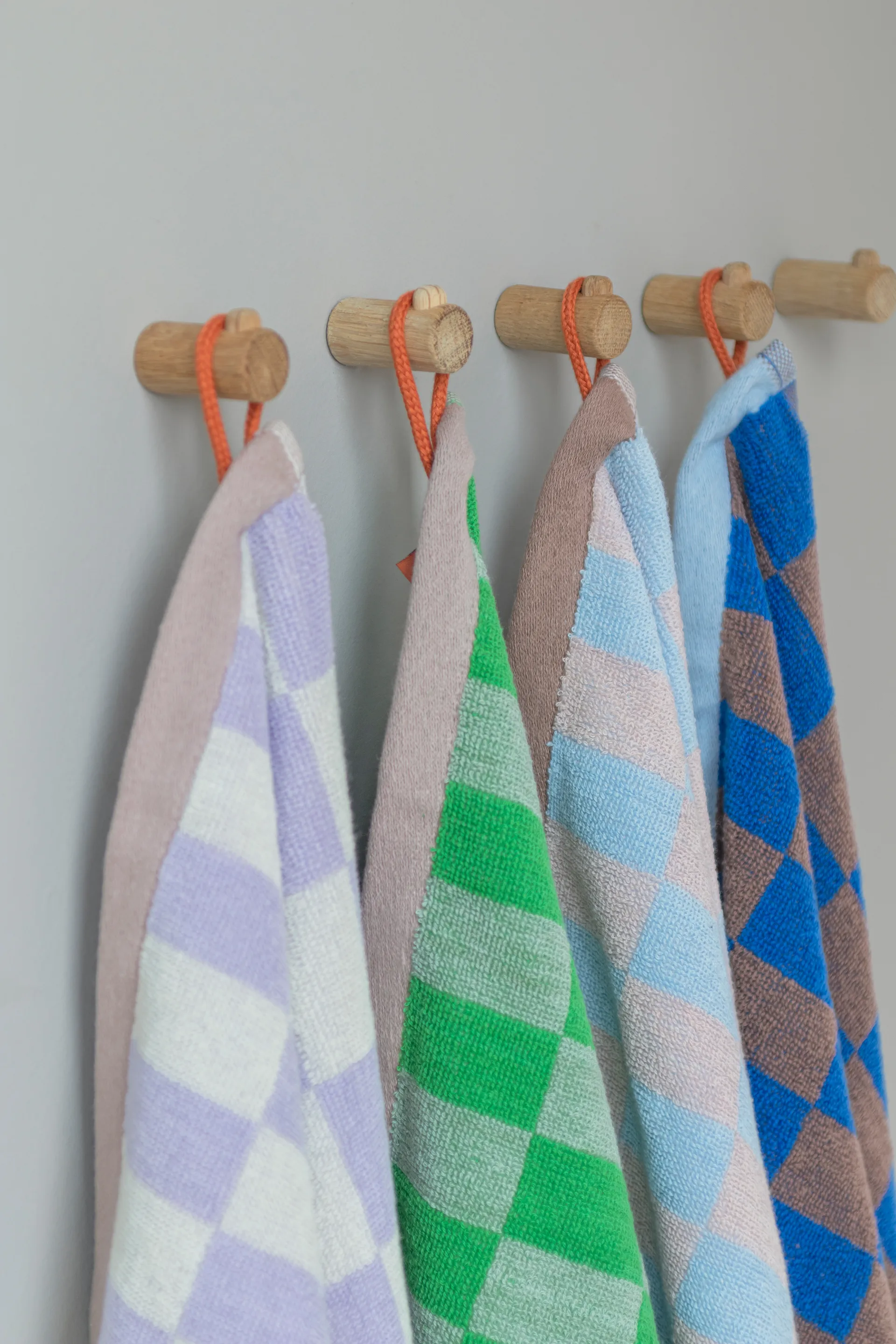 Retro towel, Cobalt, 40x55 cm, 2-pack Mette Ditmer
