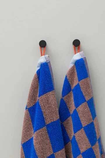 Retro towel - Cobalt, 50x90 cm - Mette Ditmer