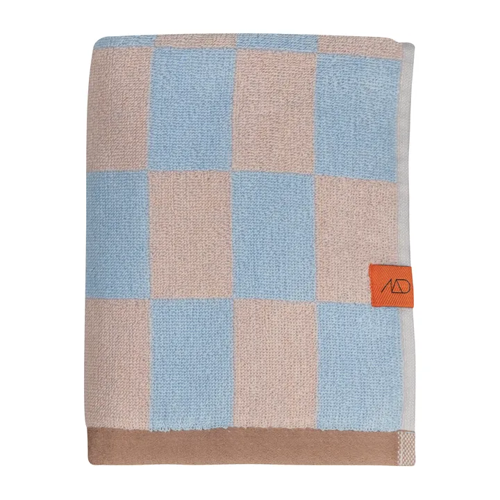 Retro towel - Light blue, 50x90 cm - Mette Ditmer