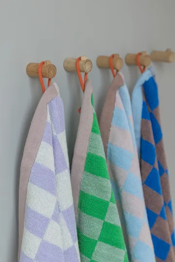 Retro towel - Lilac, 40x55 cm, 2-pack - Mette Ditmer