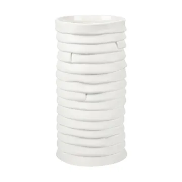 Ribbon vase large 20 cm - Off-white - Mette Ditmer