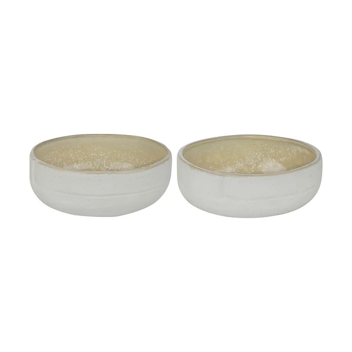 Sand Grain bowl Ø13.5 cm 2-pack - Straw - Mette Ditmer