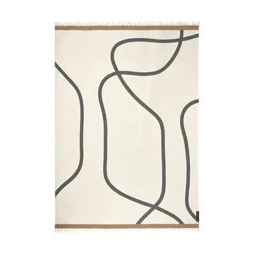 Shadow throw blanket - Off-white grey, 130x175 cm - Mette Ditmer
