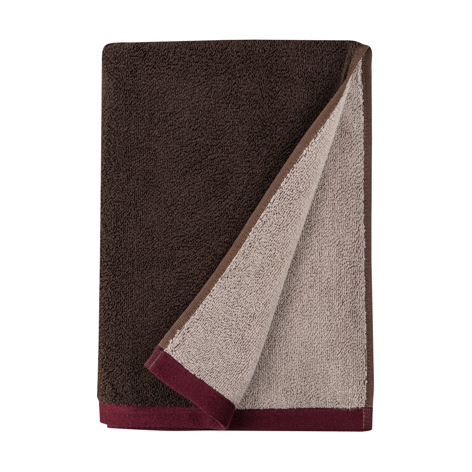Soft bath towel 70x133 cm, Brown-sand Mette Ditmer