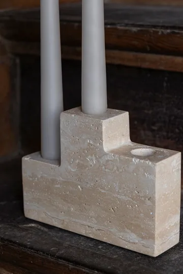 Step Trio candle holder - Linen - Mette Ditmer