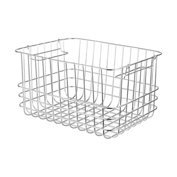 Store-it storage basket medium - Chrome - Mette Ditmer