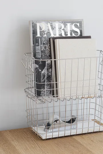 Store-it storage basket small - Chrome - Mette Ditmer