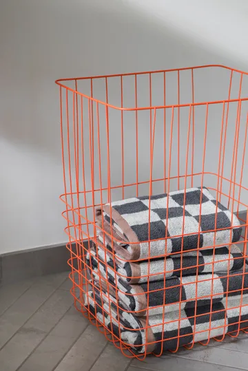 Store-it storage basket with cotton bag large - Orange - Mette Ditmer