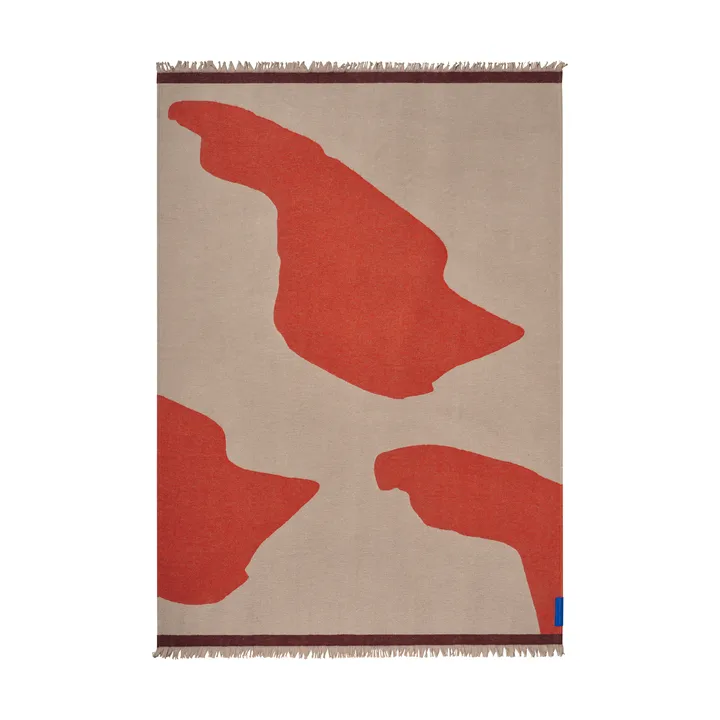 Studio throw blanket - Orange, 130x175 cm - Mette Ditmer