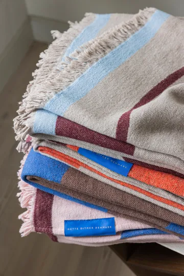Studio throw blanket - Seashell pink, 130x175 cm - Mette Ditmer