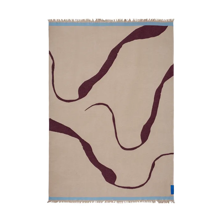 Studio throw blanket - Wine, 130x175 cm - Mette Ditmer