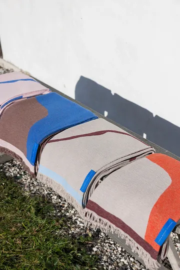 Studio throw blanket - Wine, 130x175 cm - Mette Ditmer