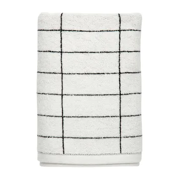 Tile Stone guest towel 38x60 cm 2 pack - Black-Off-white - Mette Ditmer