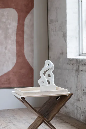 Travertine decoration tray 30x40 cm - Linen - Mette Ditmer