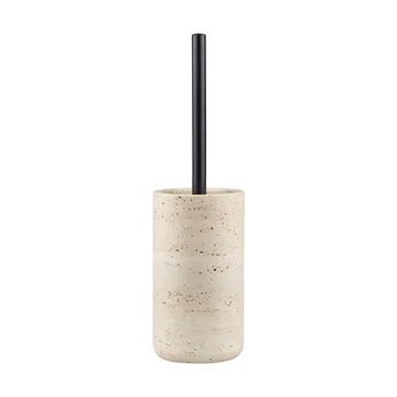 Travertine toilet brush 36 cm - Linen - Mette Ditmer
