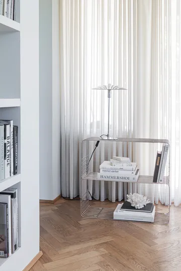Wire shelf - Chrome, 31x70x26 cm - Mette Ditmer