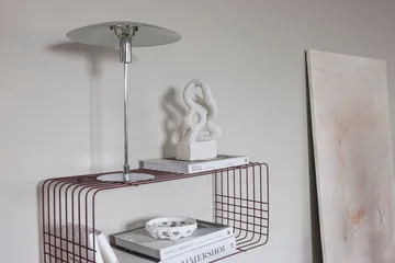 Wire shelf - Wine, 31x70x26 cm - Mette Ditmer