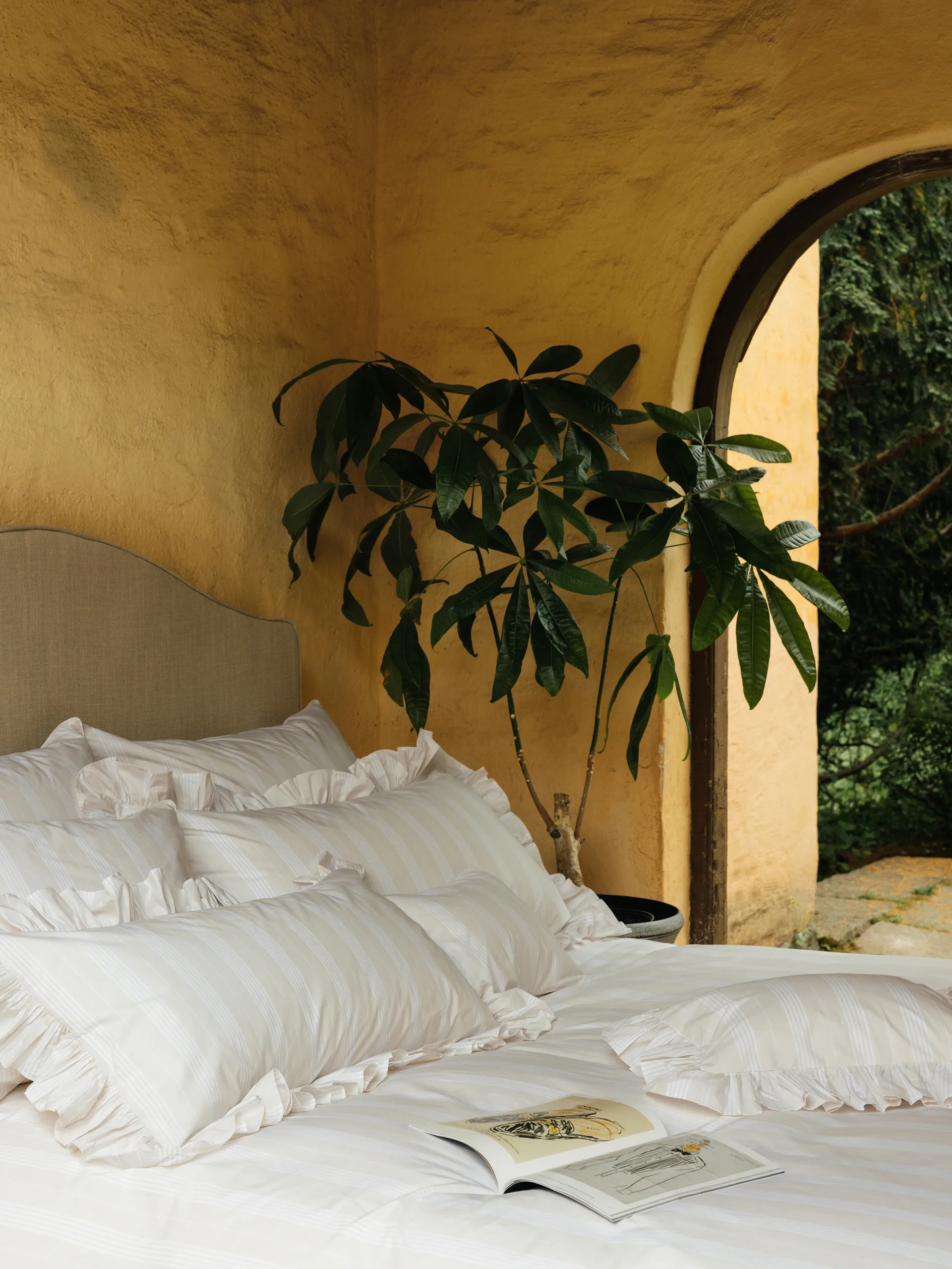Camicia Balza pillowcase, Beige, 50x90 cm Mille Notti