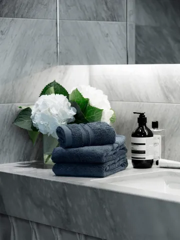 Fontana towel EKO - Dark blue, 70x140 cm - Mille Notti