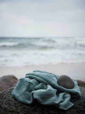 Fontana towel EKO - Grey green, 70x140 cm - Mille Notti