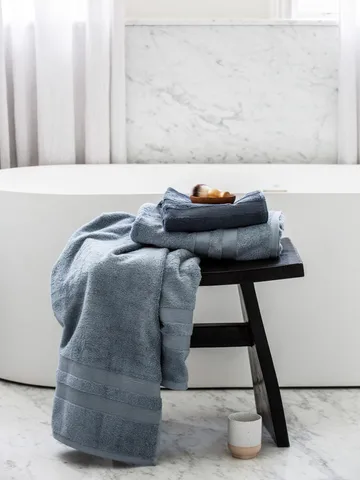 Fontana towel EKO - Light blue, 70x140 cm - Mille Notti