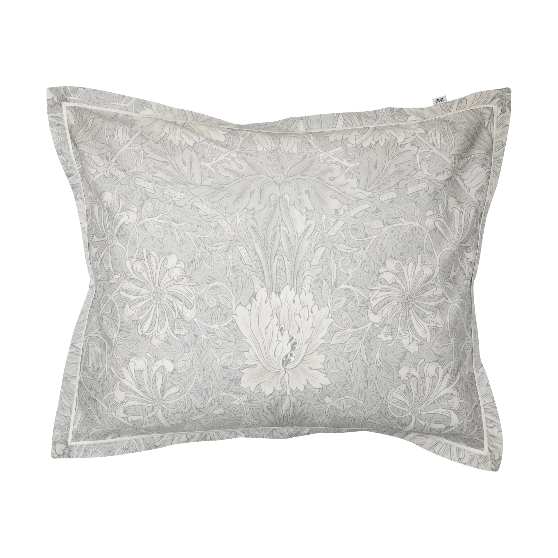 Honeysuckle & Tulip pillowcase, Grey, 50x60 cm Mille Notti