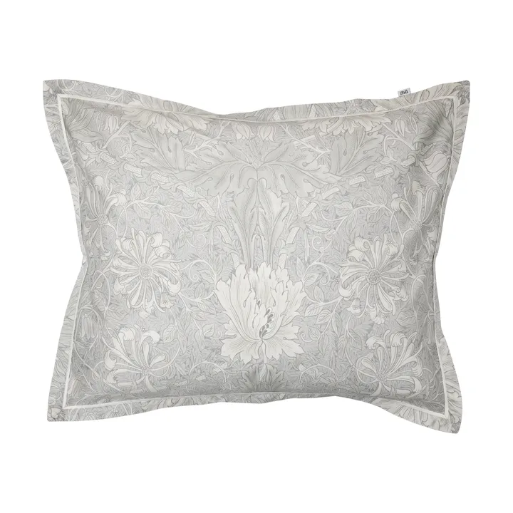 Honeysuckle & Tulip pillowcase - Grey, 50x60 cm - Mille Notti